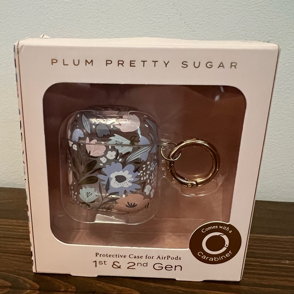 Plum Pretty Sugar Floral Airpods Case
